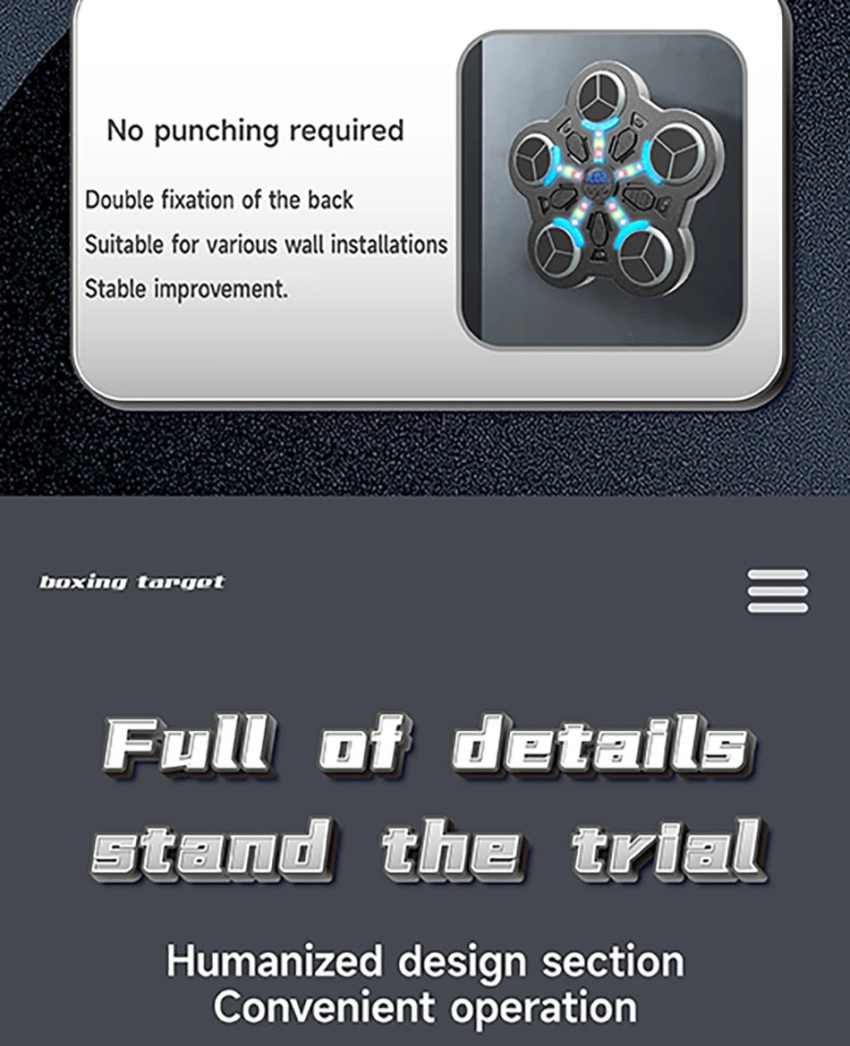 🥊 Smart Music Boxing Machine