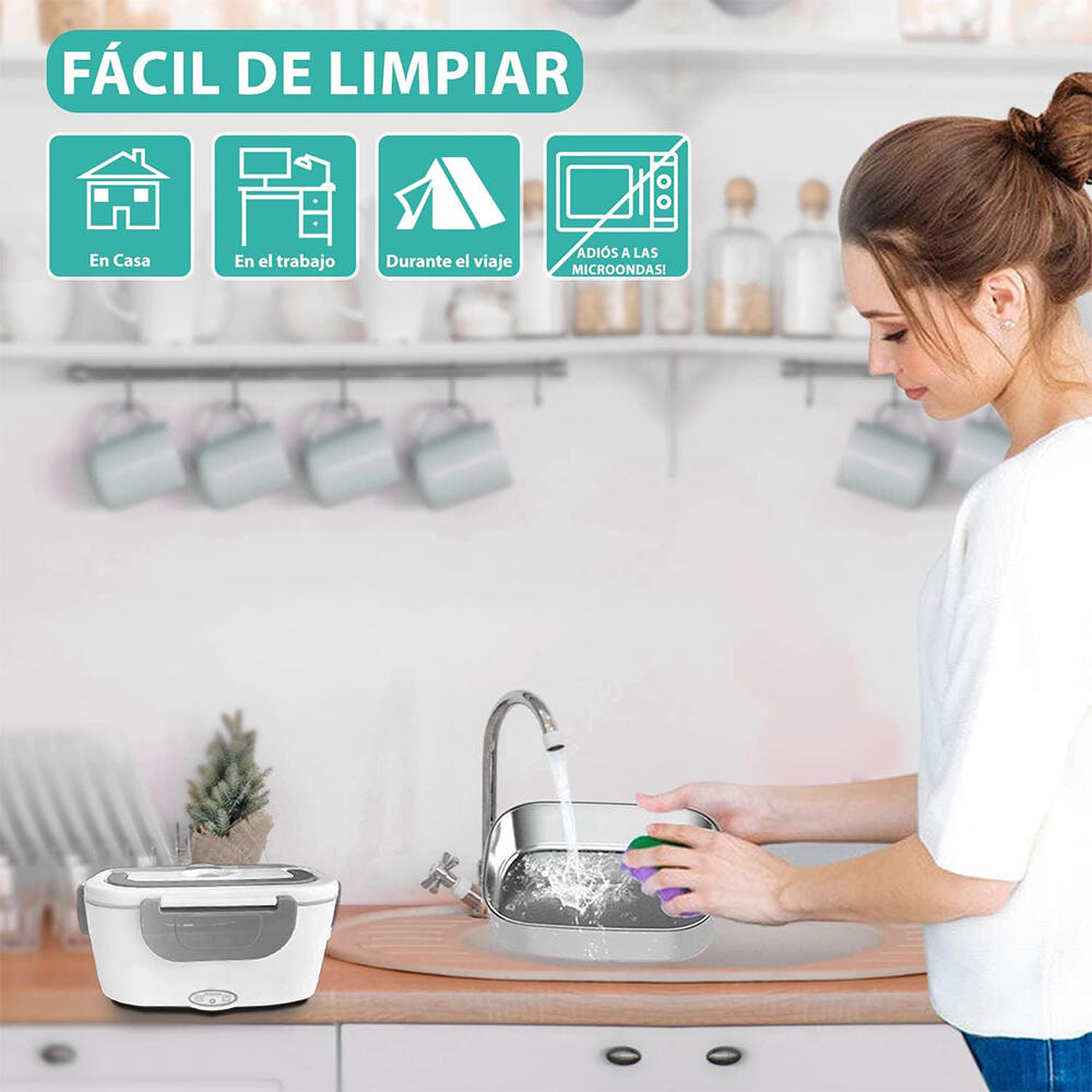 Tartera Fiambrera Eléctrica 2 en 1