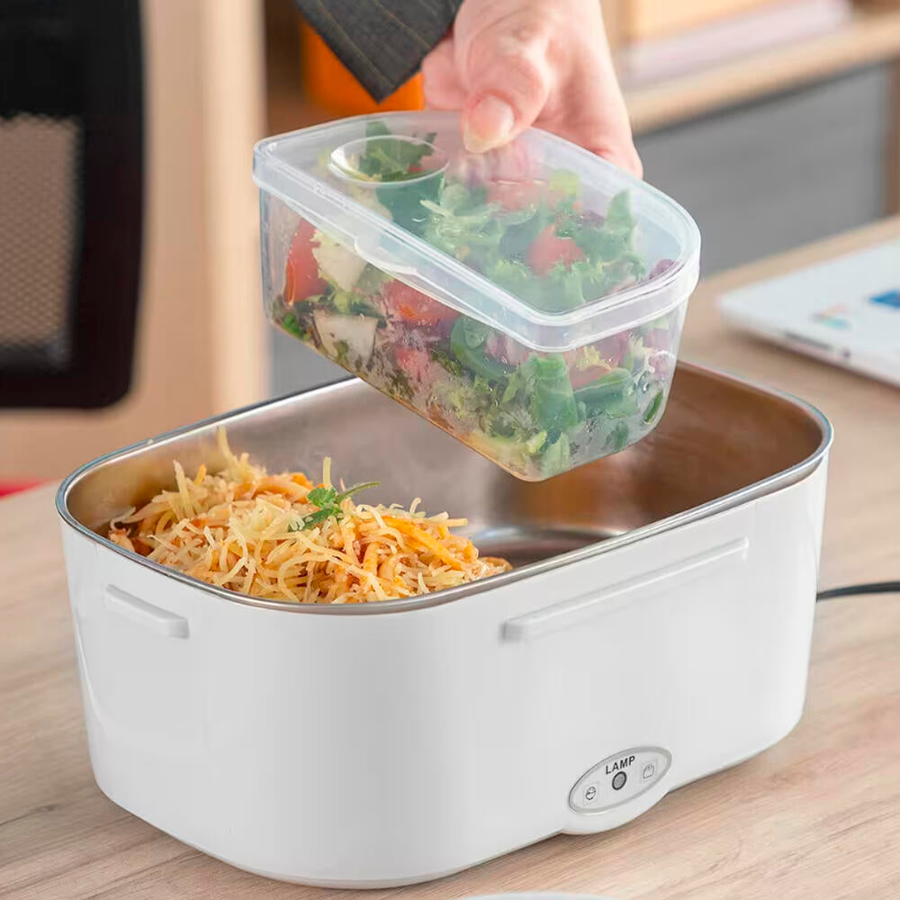 Tartera Fiambrera Eléctrica 2 en 1