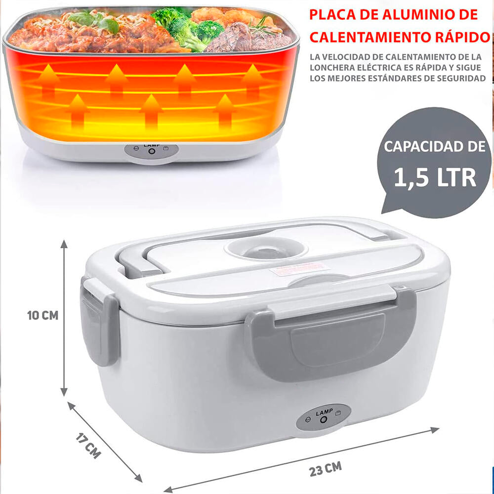 Tartera Fiambrera Eléctrica 2 en 1