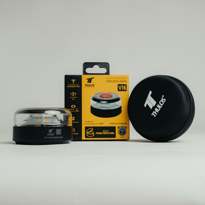 Pack de 2 Balizas Conectadas THULOS TH-V16 — Certificada por la DGT