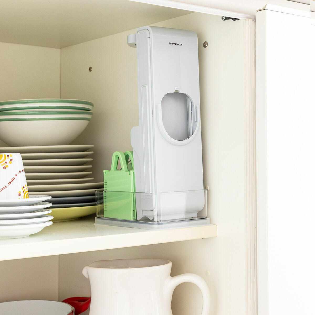 🥗 Mandolina Cortadora de Verduras Plegable 5 en 1 – Cocina Más Rápido, Seguro y Saludable