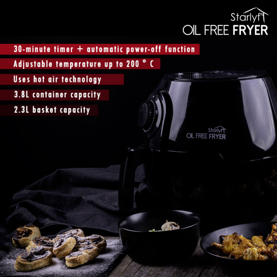Starlyf Oil Free Fryer – Cocina Saludable con Sabor Irresistible