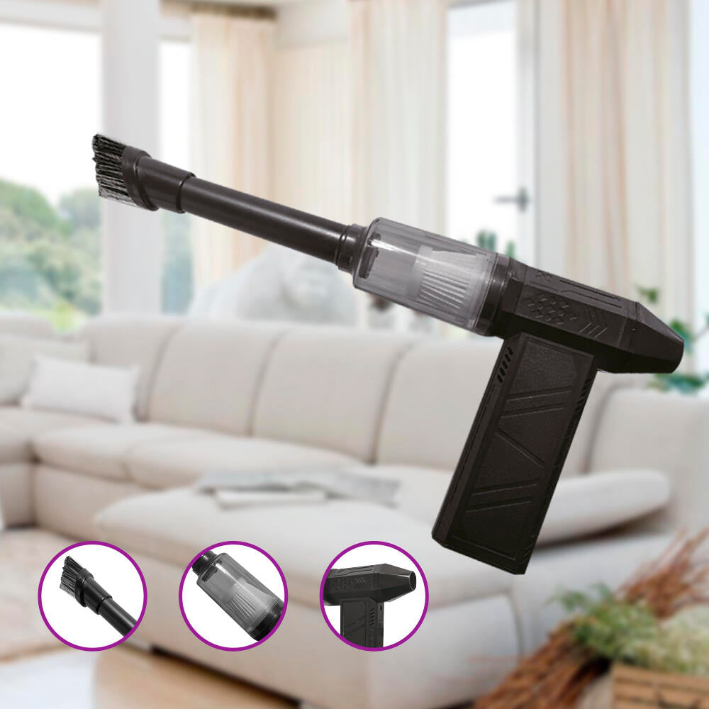 💨 Mini Soplador Turbo – Limpieza, Secado e Inflado en un Solo Gadget